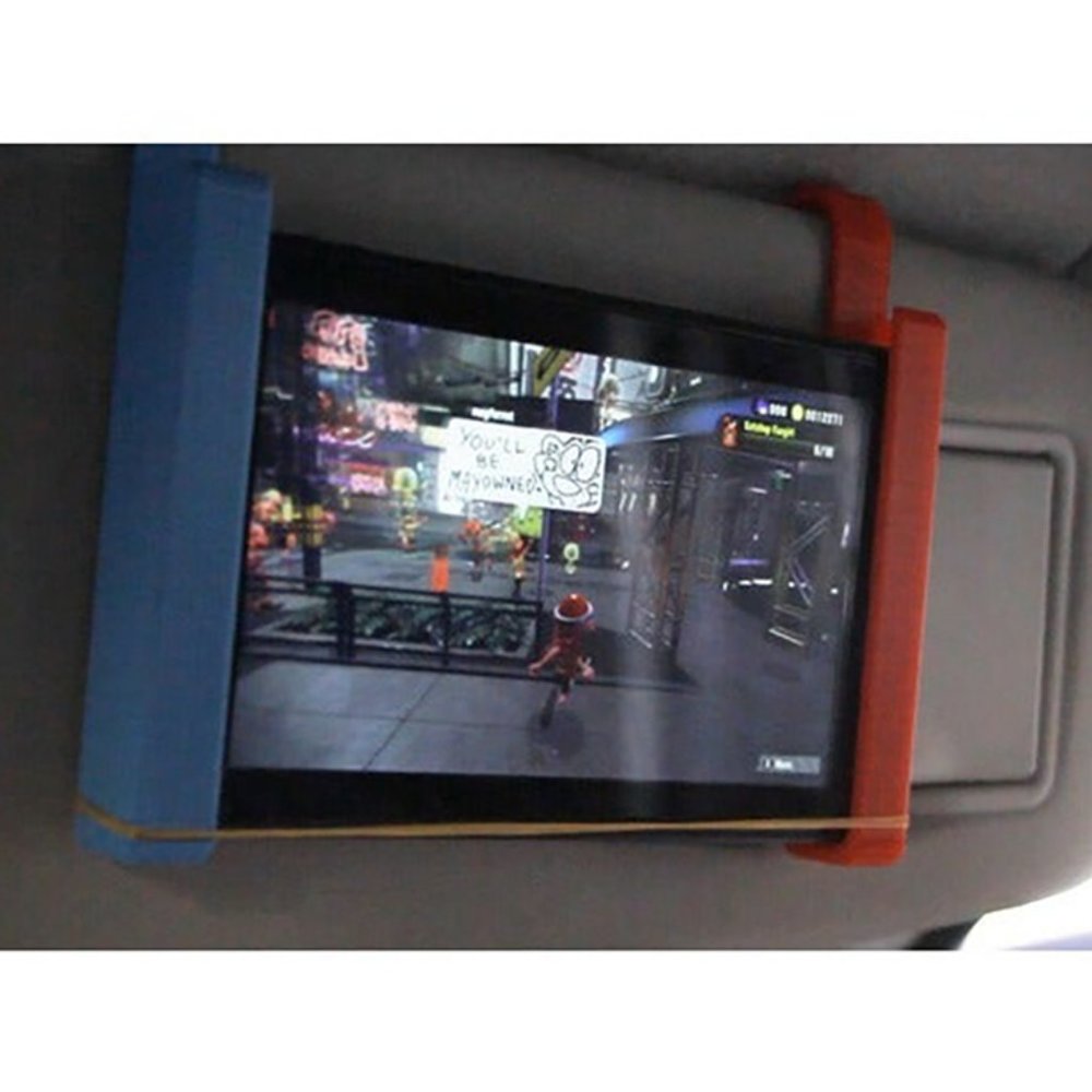 Nintendo Switch Car Mount for Passenger Seat Visor Holds Console Travel Portable
